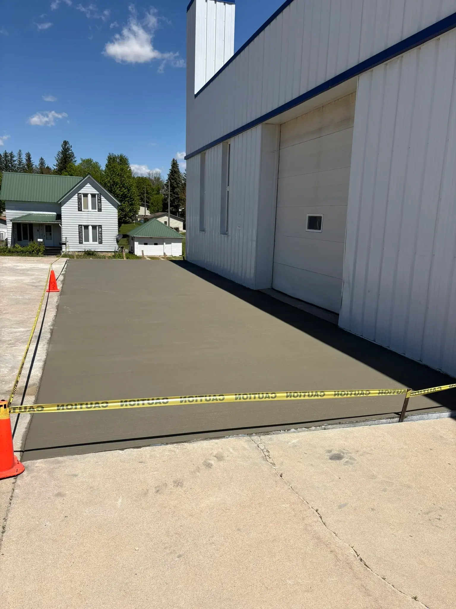Commercial concrete project by Majerus Outdoor Services